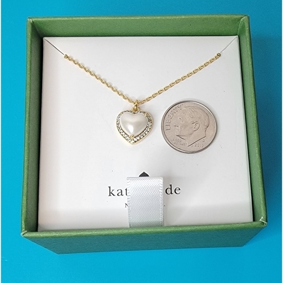 NWT Kate Spade my love Imitation pearl pendant necklace - Picture 5 of 8